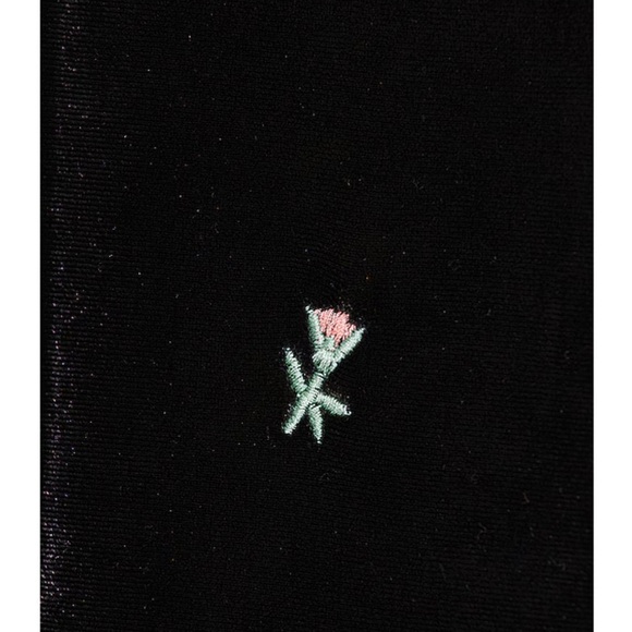 WeWoreWhat Embroider Velvet Peplum Corset Ruched Skirt Set NWT 0 XS - Picture 5 of 11